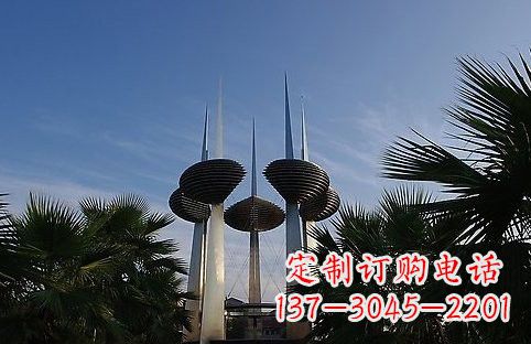 廊坊不锈钢避雷针雕塑精致静谧的安全保护