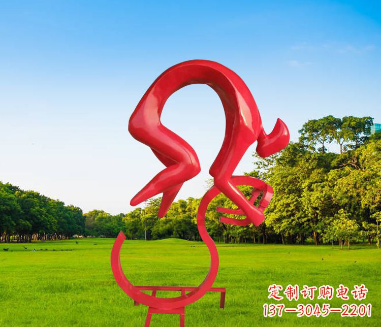 廊坊不锈钢自行车雕塑精致美观的园林装置