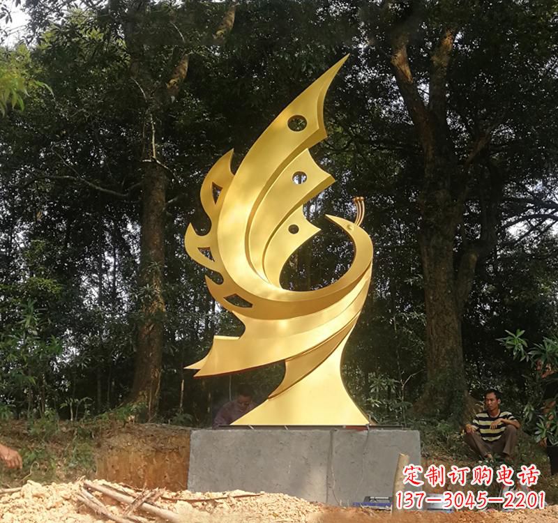 廊坊不锈钢凤凰雕塑——彰显传统文化之美