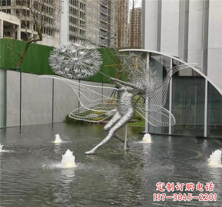 廊坊美丽的不锈钢蒲公英雕塑