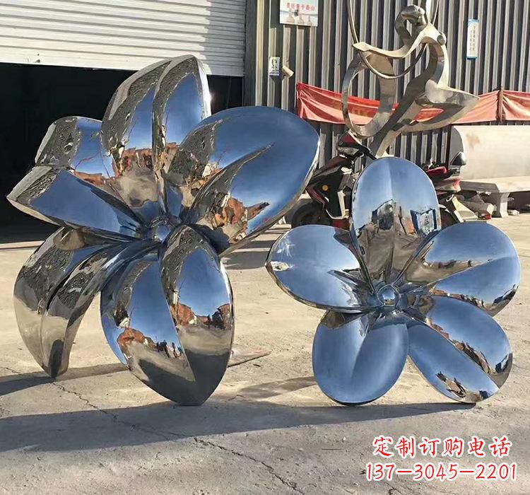 廊坊不锈钢荷花雕塑美丽又耐用