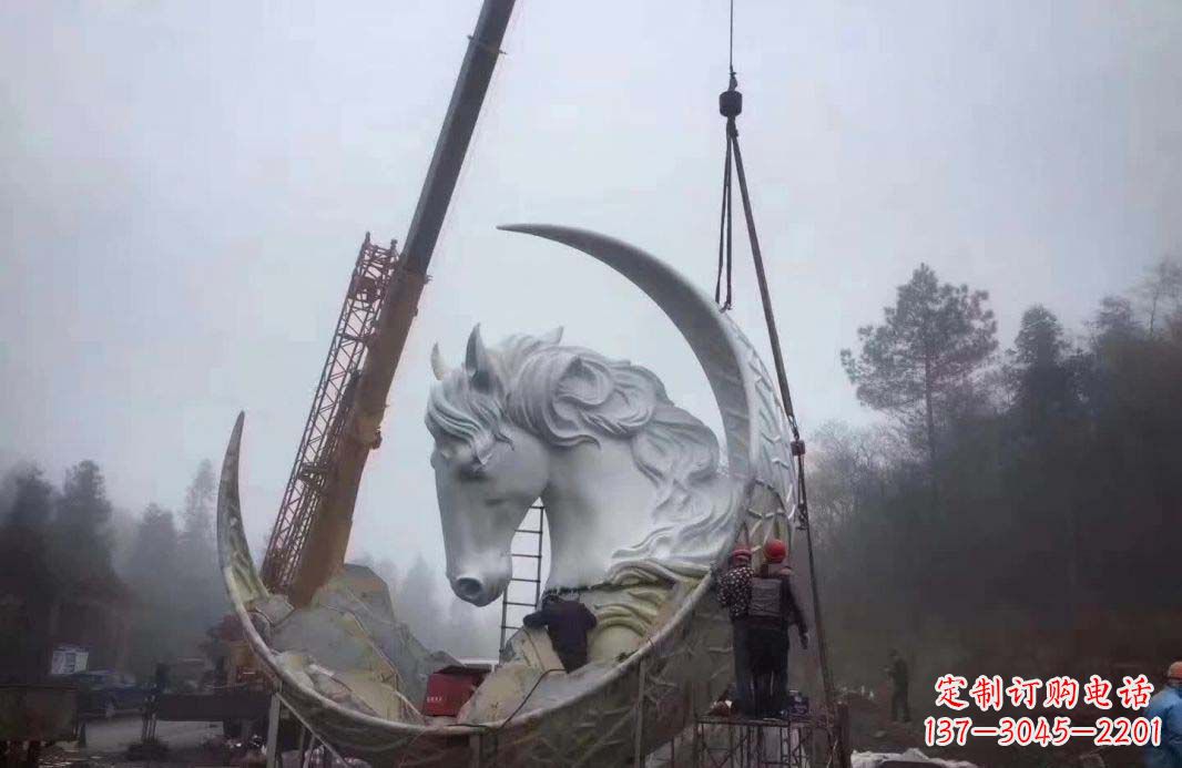廊坊不锈钢月亮雕塑