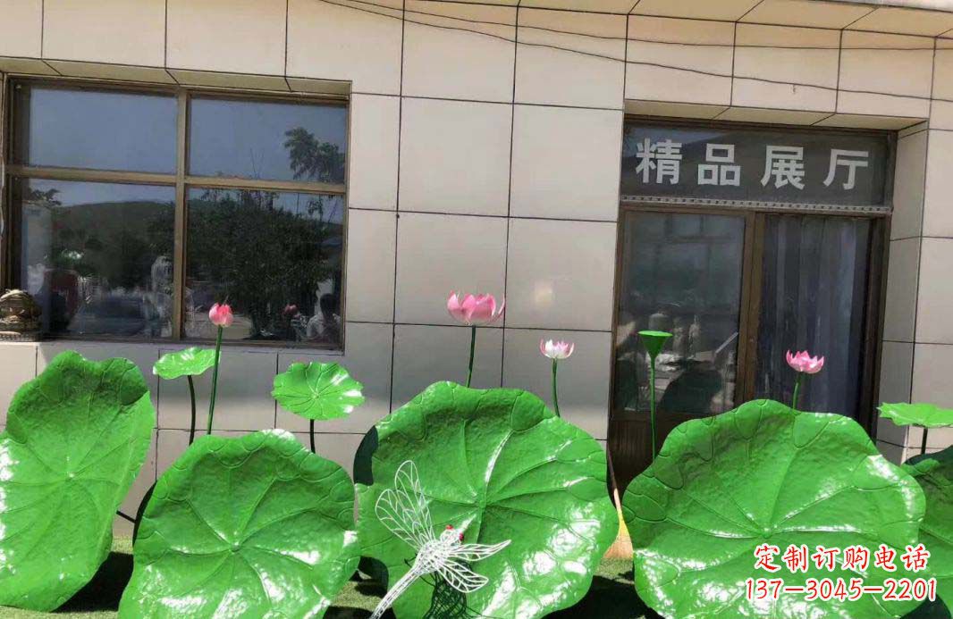 廊坊不锈钢荷叶雕塑艺术性与美感的完美结合