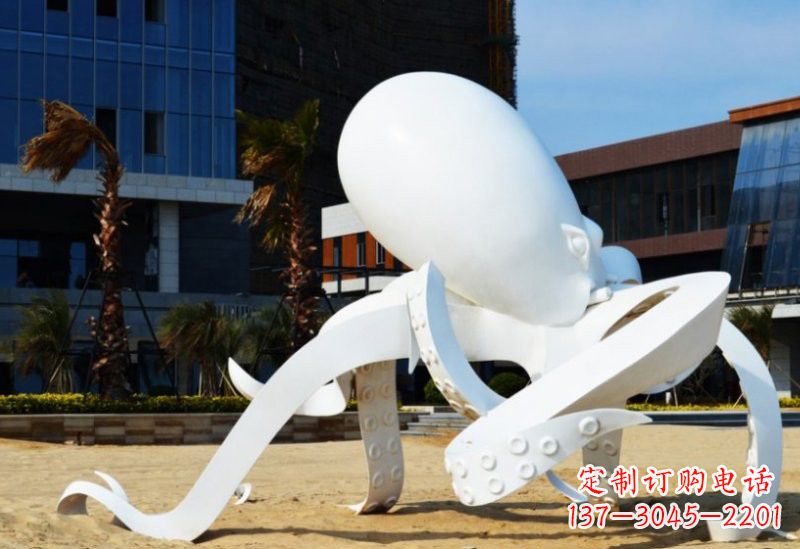 廊坊精美的不锈钢章鱼雕塑