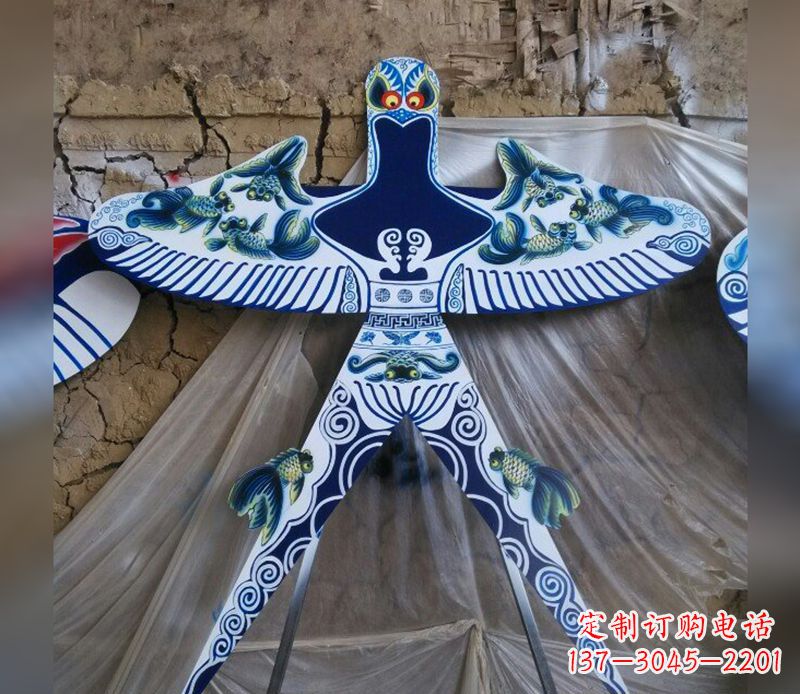 廊坊不锈钢蜘蛛侠风筝雕塑的象征