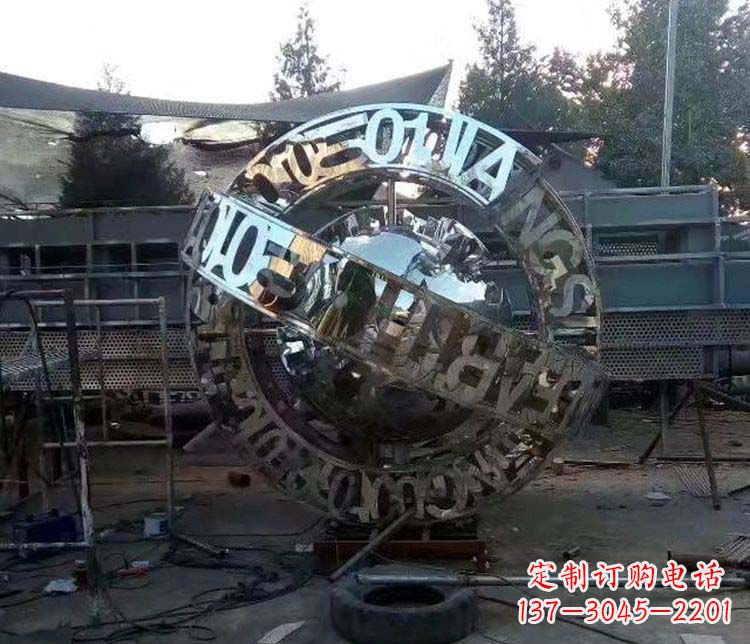 廊坊不锈钢字母景观雕塑创造美丽的空间