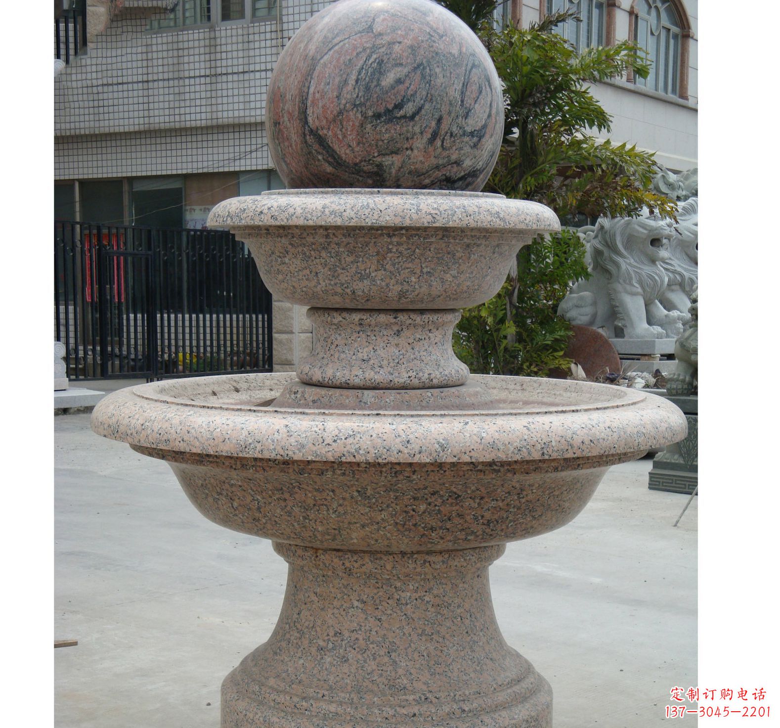 廊坊财源滚滚之风水球雕塑