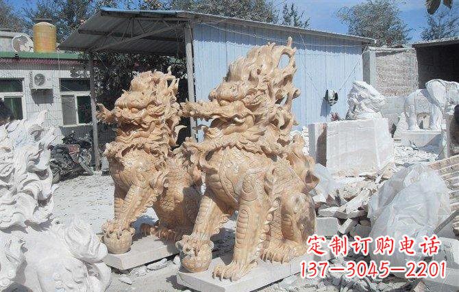 廊坊麒麟石雕一个具有传统文化精髓的艺术品