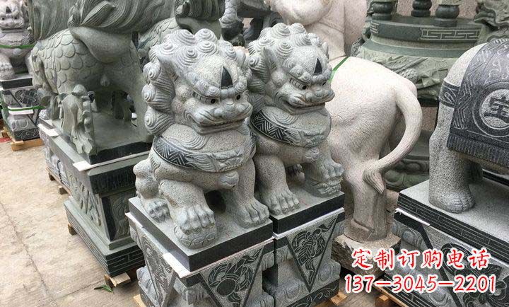 廊坊瑞士狮子门口雕塑