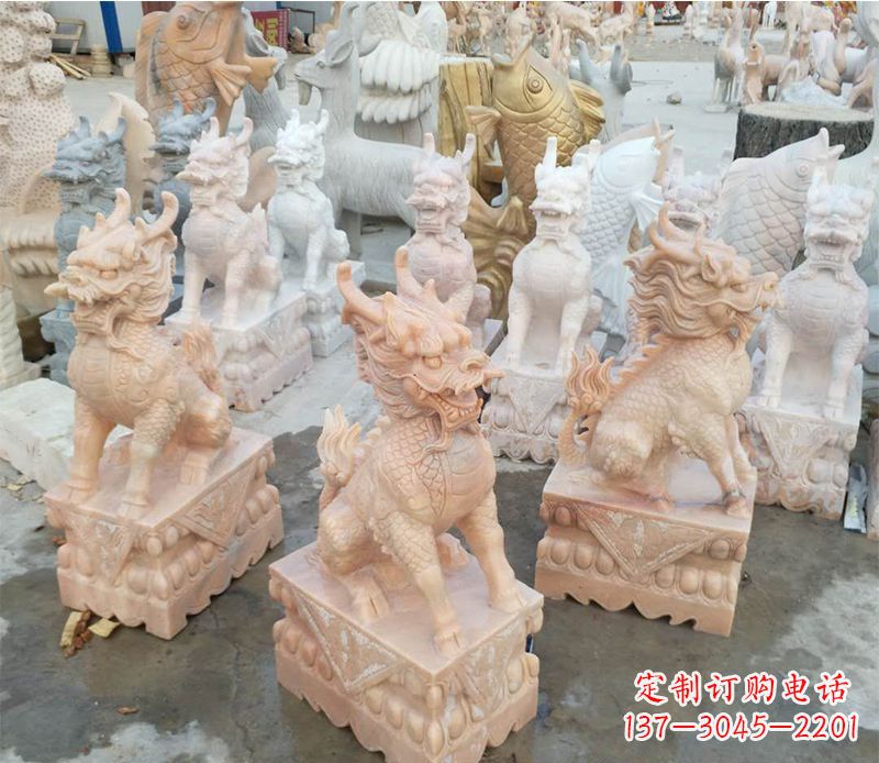 廊坊麒麟雕塑传承文化之美