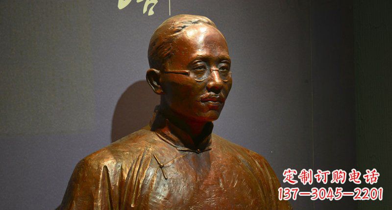廊坊蔡元培——一位传奇民族英雄的雕塑