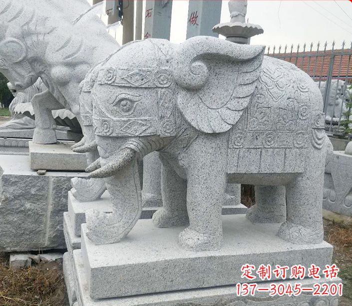 廊坊藏传佛教大象雕塑