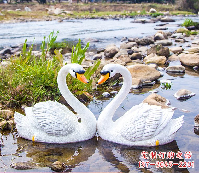 廊坊“美丽的天鹅雕塑,点缀景观装饰”