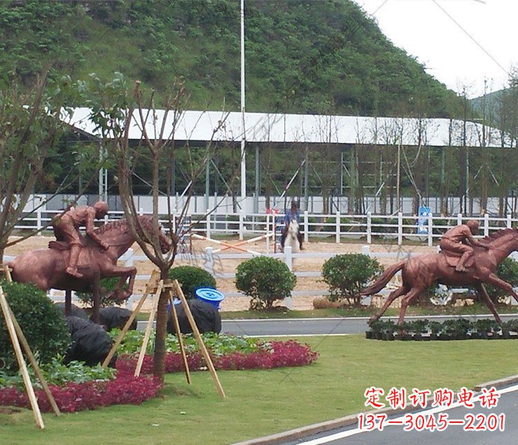 廊坊雕塑艺术以马为主题的铜雕摆件