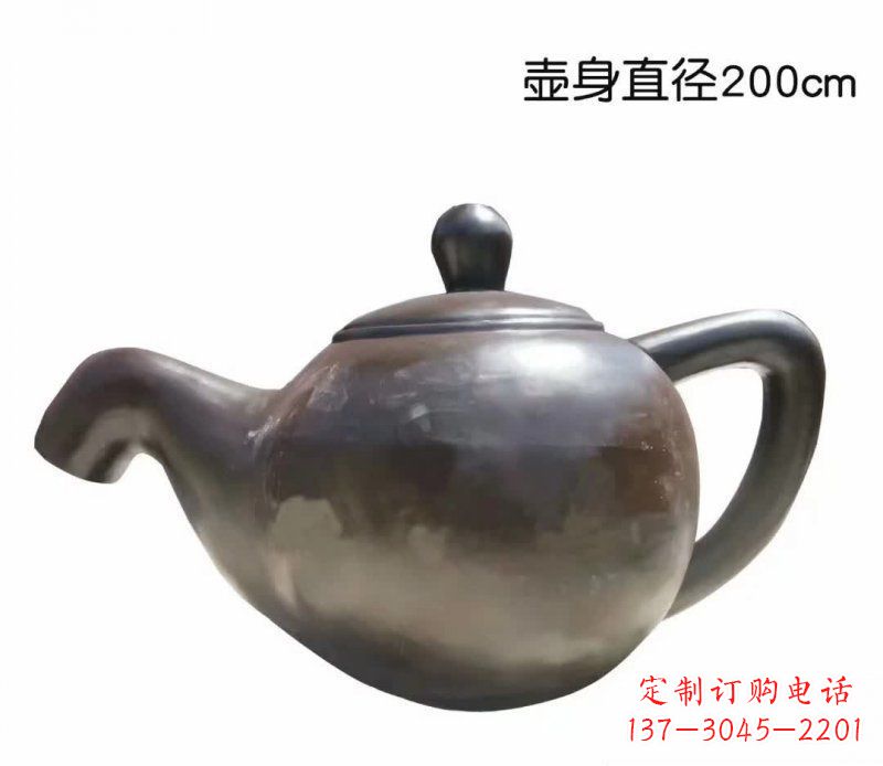 廊坊青铜茶壶雕塑——彰显传统文化的艺术精髓
