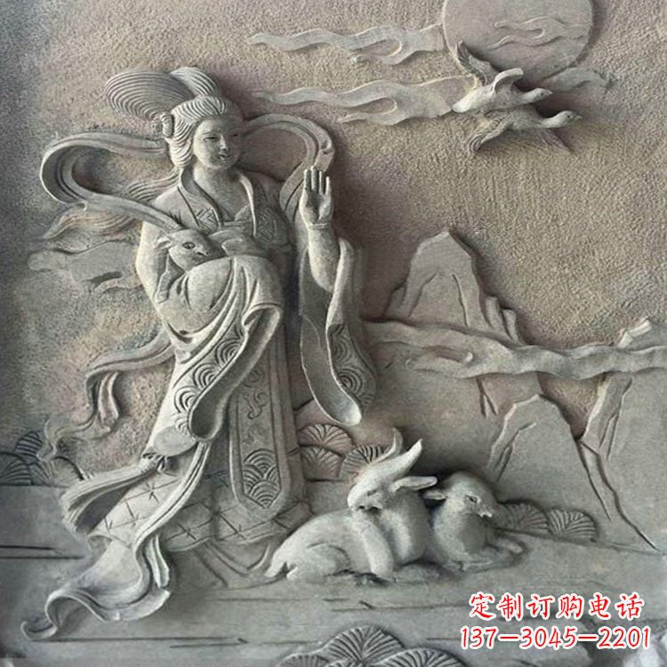 廊坊月神太阴星君嫦娥雕塑