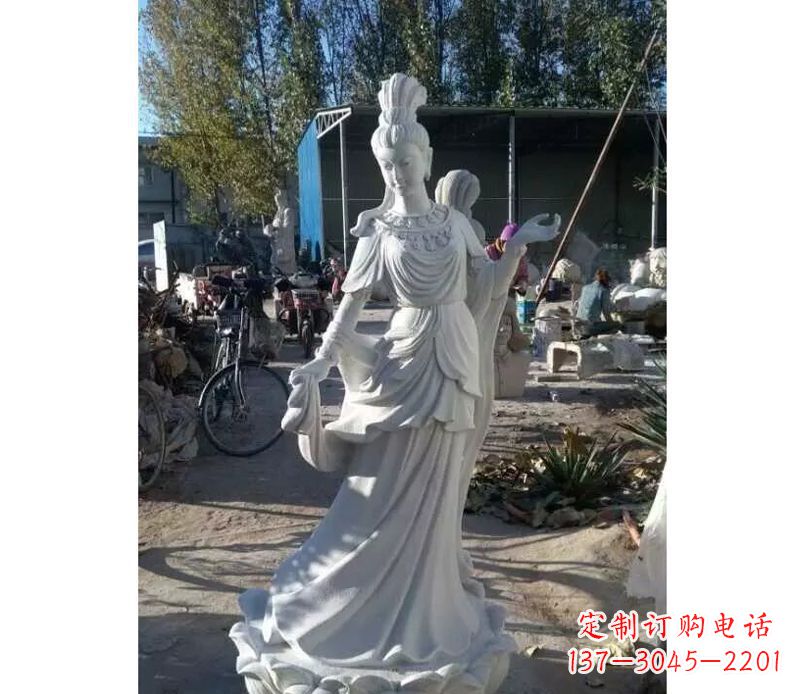 廊坊传奇女神嫦娥的雕塑