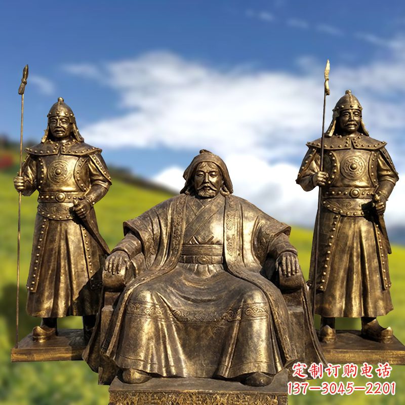 廊坊成吉思汗一座永恒的纪念雕塑