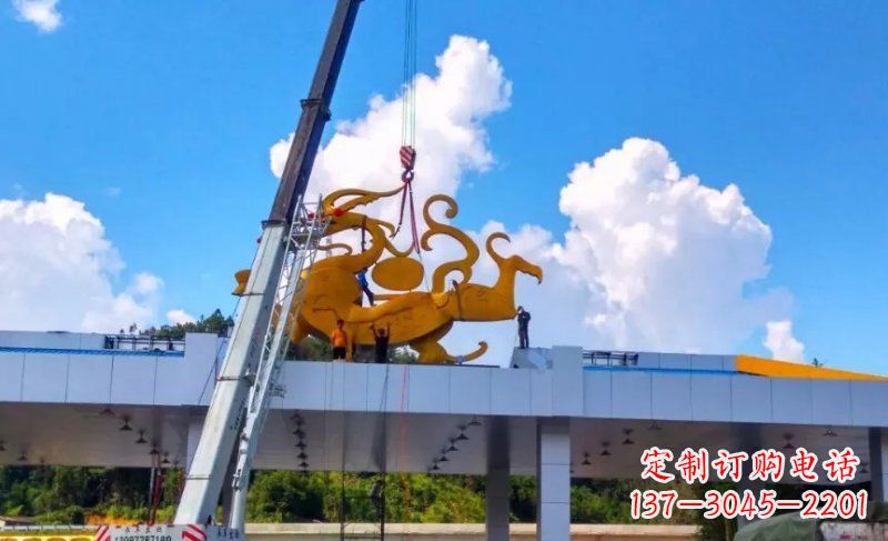 廊坊精美不锈钢龙雕塑,点缀城市之美