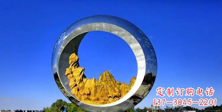 廊坊月亮雕塑——城市的美丽装饰