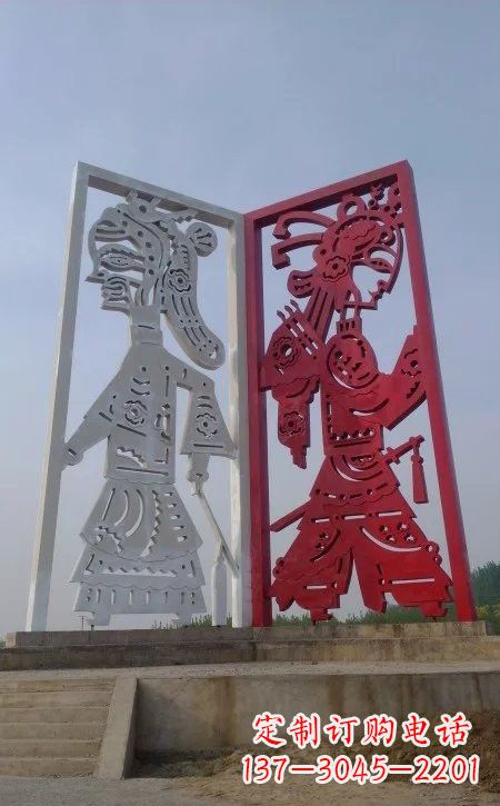 廊坊精美皮影戏雕塑——缔造中国城市文化新风貌