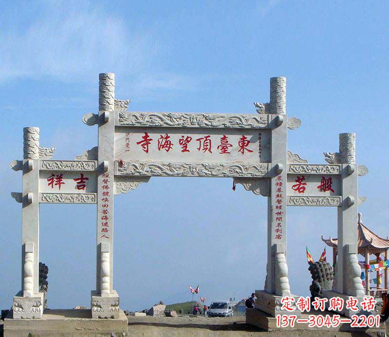 廊坊石雕牌坊传承中国古典建筑文化