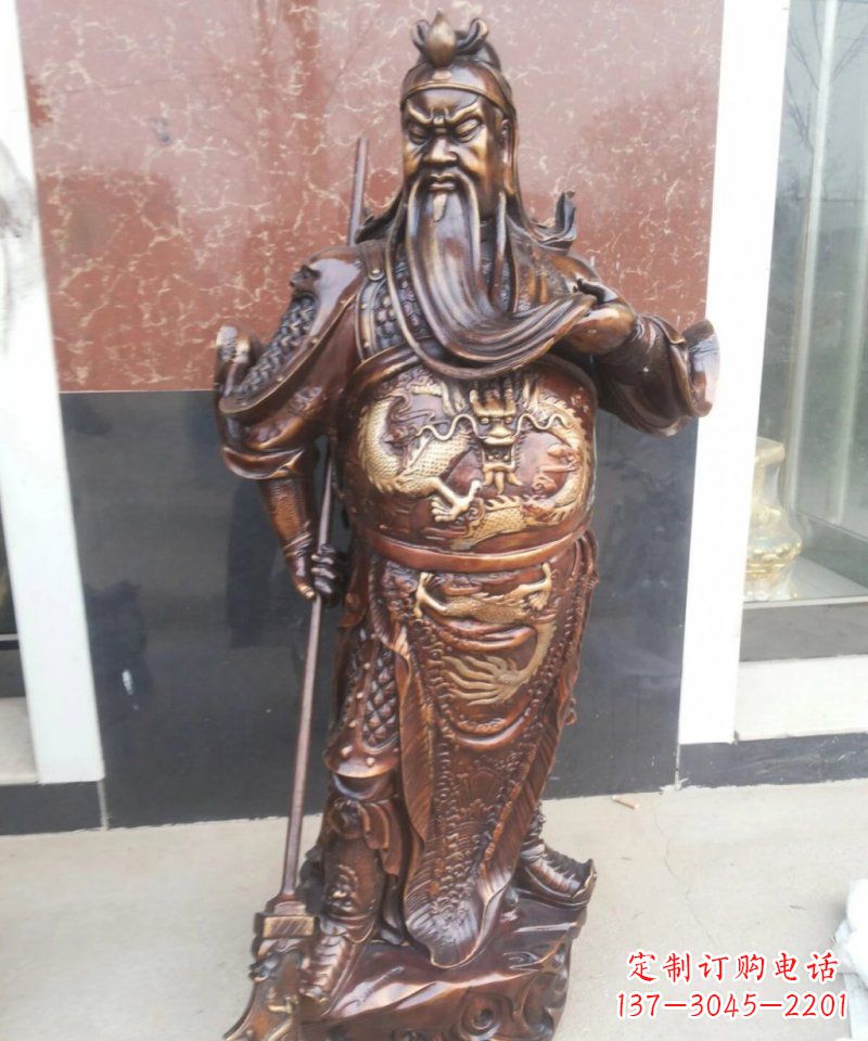 廊坊此关公雕塑