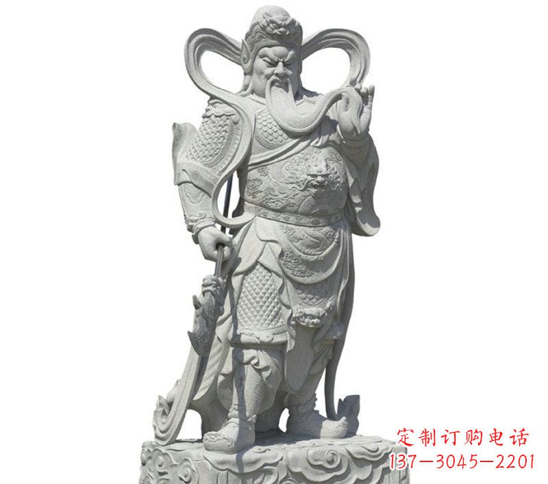 廊坊关公雕像象征着威武的英雄
