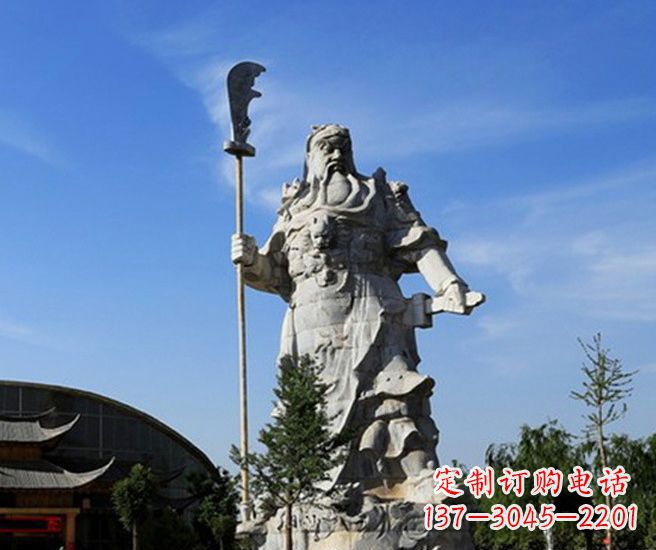 廊坊关公雕塑持刀武财神
