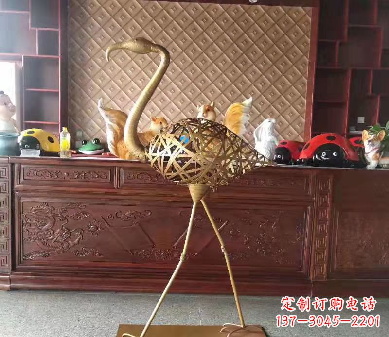 廊坊火烈鸟雕塑精美绝伦