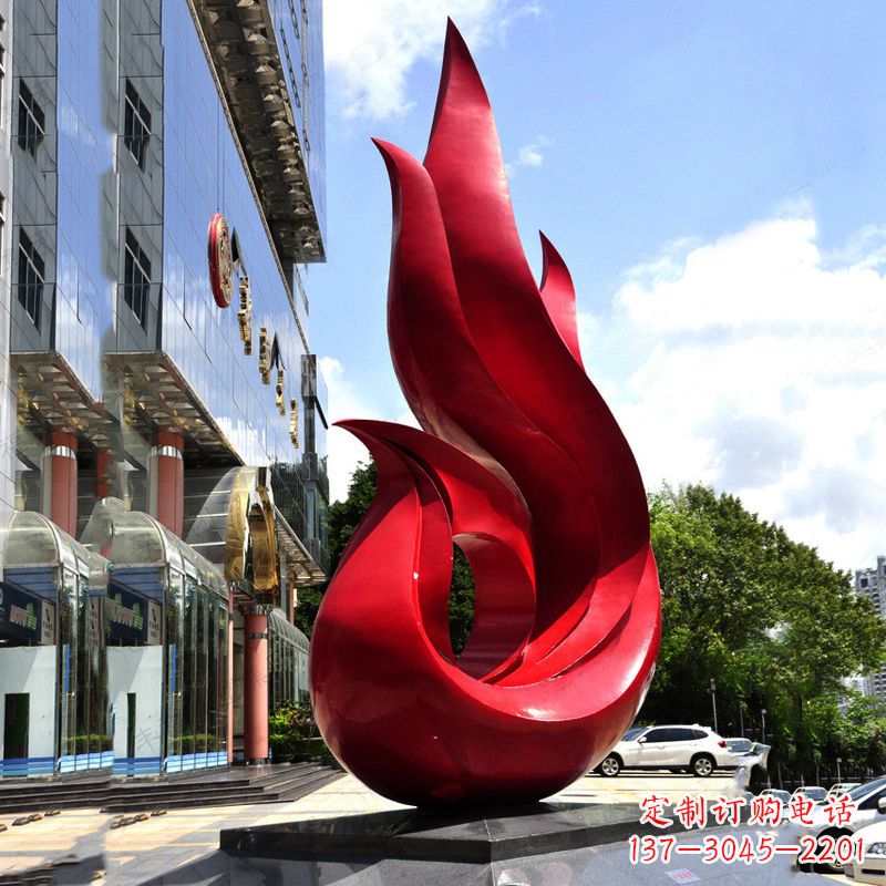 廊坊抽象不锈钢凤凰雕塑雕塑艺术的精美绝伦