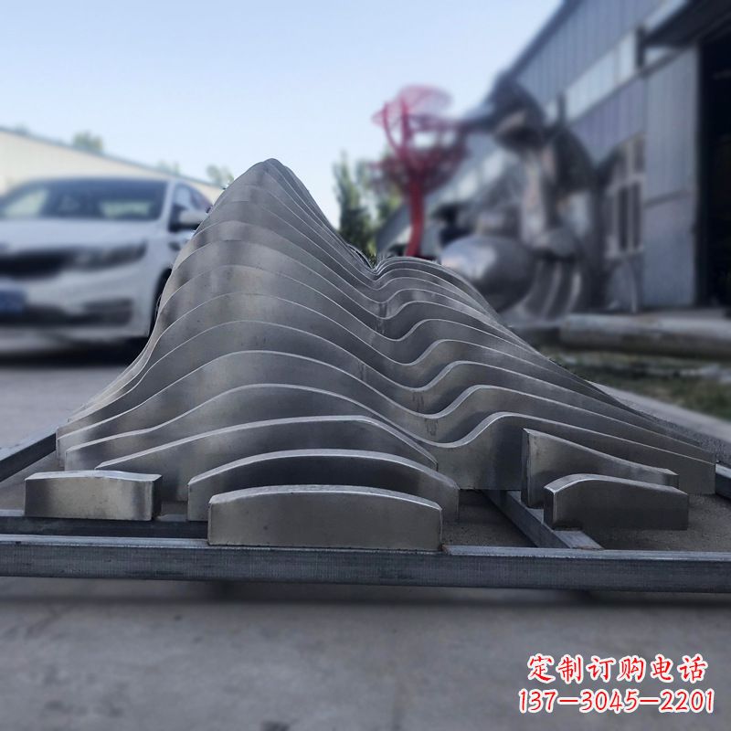 廊坊不锈钢假山雕塑精致耐用的艺术品