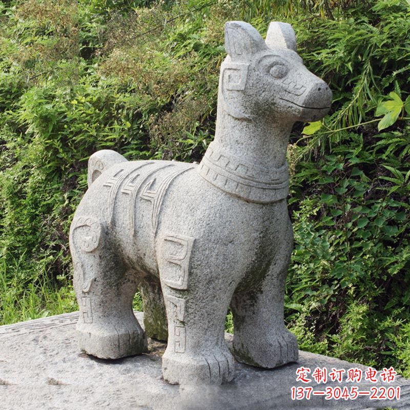 廊坊精美的生肖狗石雕摆件