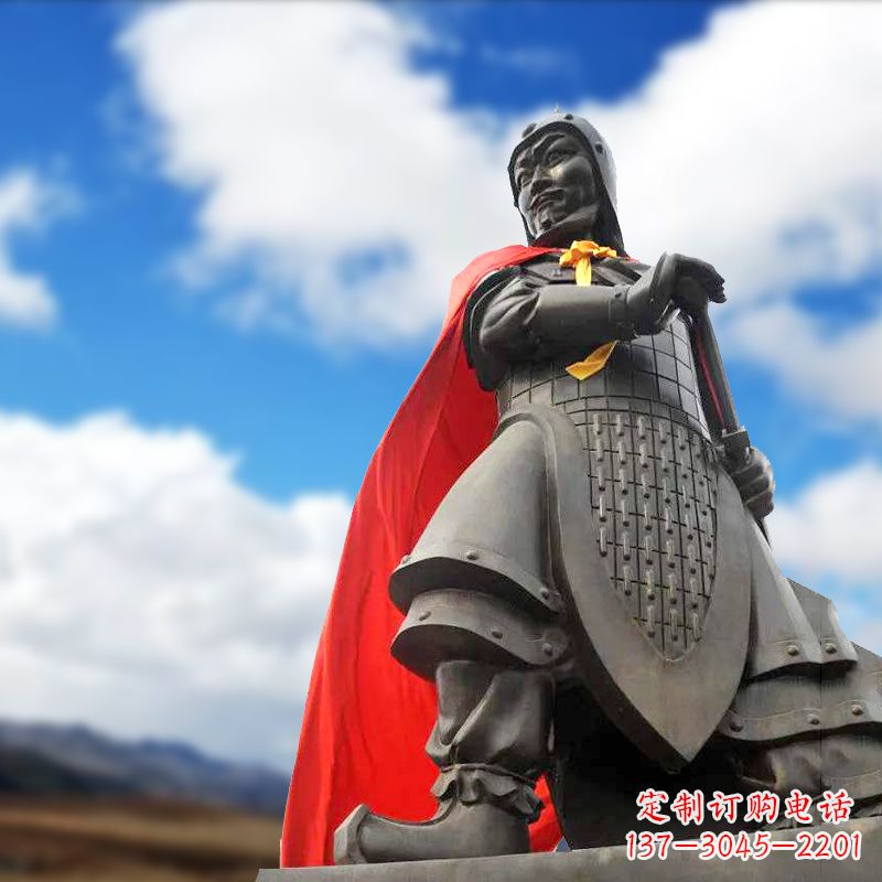廊坊项羽雕塑——历史名人古代帝王的象征