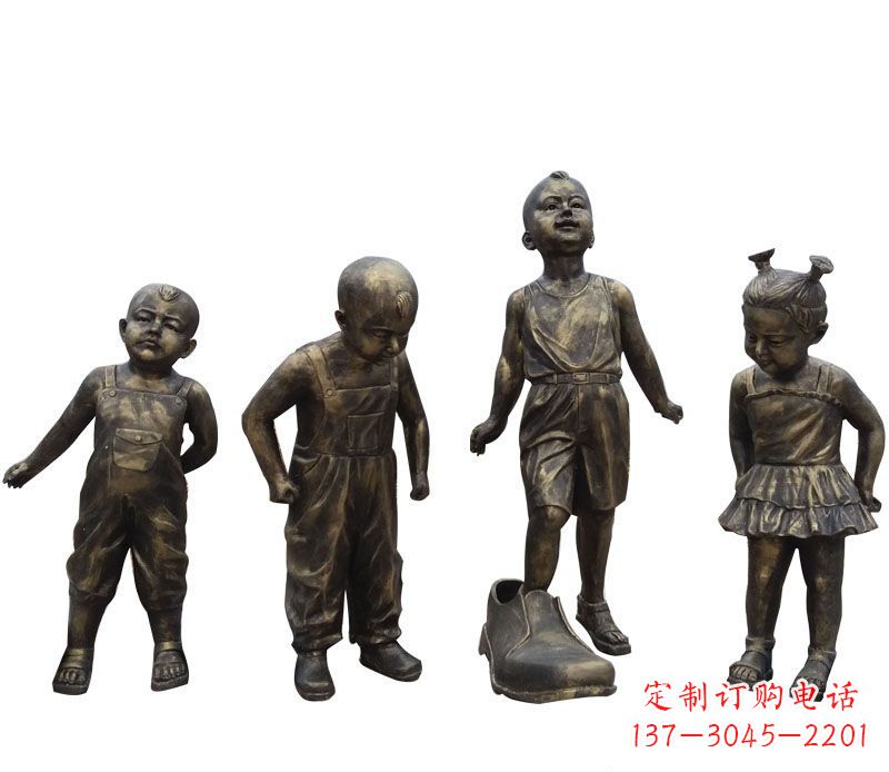 廊坊儿童雕塑传承中国古代文化