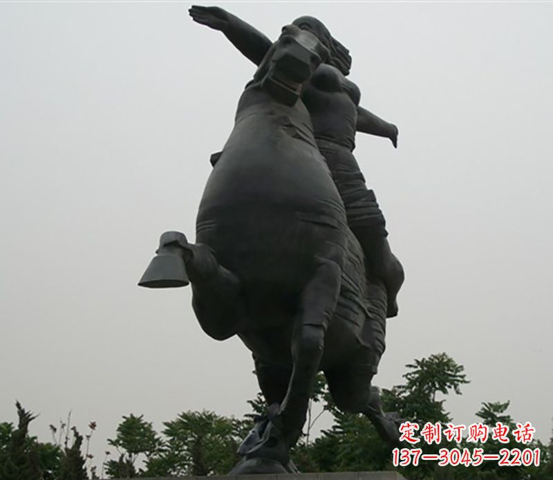 廊坊骑马雕塑跨越时空的传奇