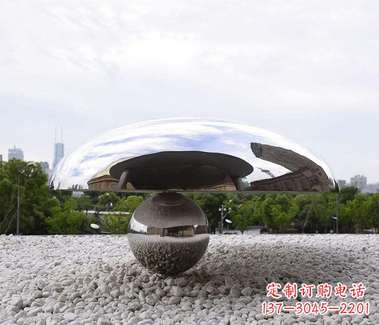 廊坊蘑菇的梦想——不锈钢雕塑