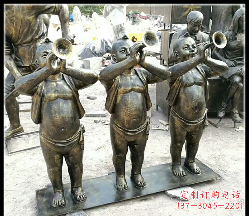 廊坊儿童雕塑弘扬传统文化