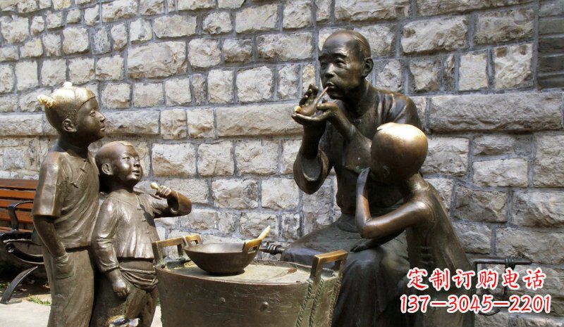 廊坊糖果街的精美雕塑
