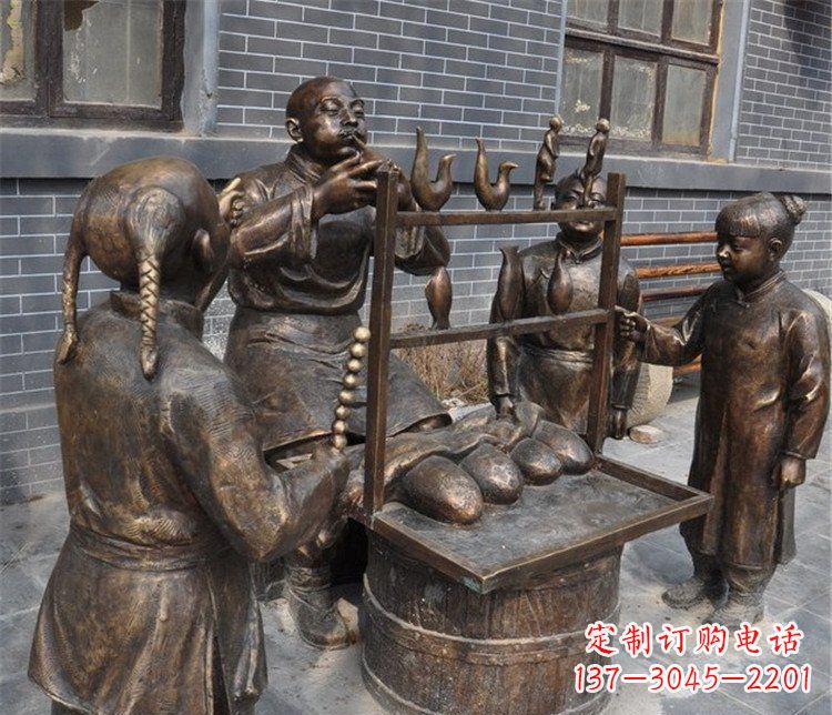 廊坊糖人雕塑——街边温馨的小情调