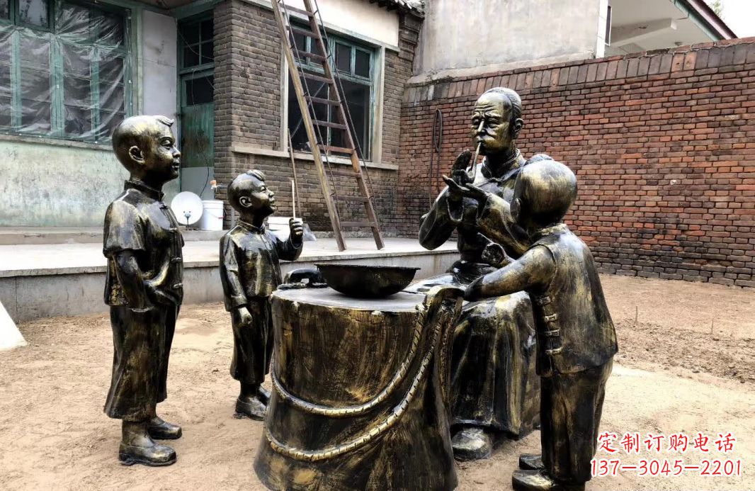 廊坊糖人雕塑缅怀中国传统文化