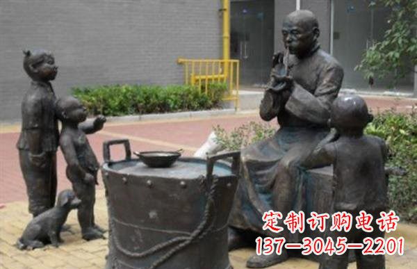 廊坊糖果人铜雕——艺术之美