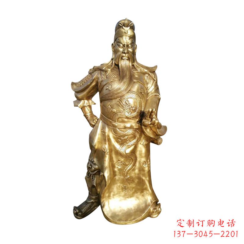 廊坊抒写三国历史关羽雕塑
