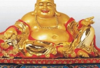 廊坊弥勒佛铜雕的精美