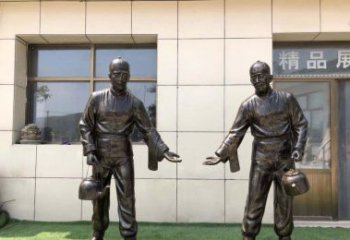 廊坊店小二雕塑——记茶馆民俗