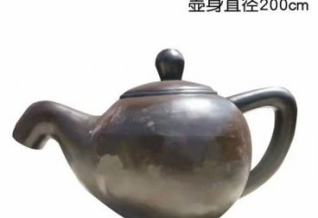 廊坊青铜茶壶雕塑——彰显传统文化的艺术精髓