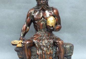 廊坊神农大帝坐姿雕塑像
