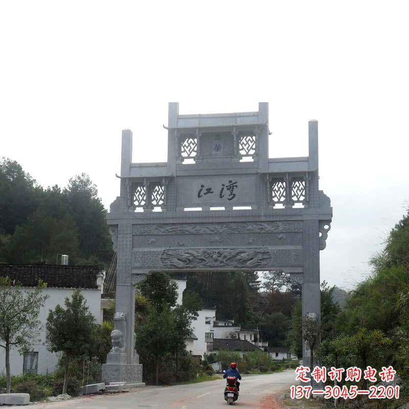 廊坊精美石牌坊雕塑——传承中国古典文化