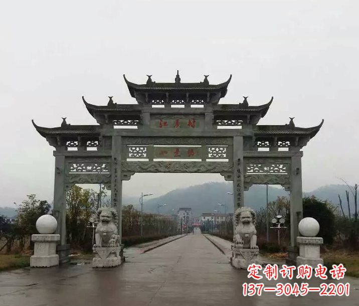 廊坊牌坊石雕传承民间文化