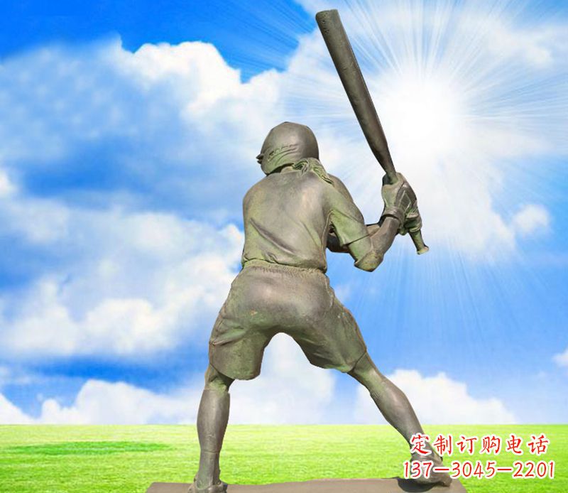廊坊纪念棒球精美的棒球雕塑